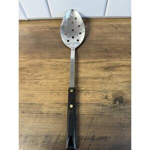 ROYAL BRAND SHARP CUTTER 13" SERVING SPOON - STAINLESS, BAKELITE HANDLE - VTG.